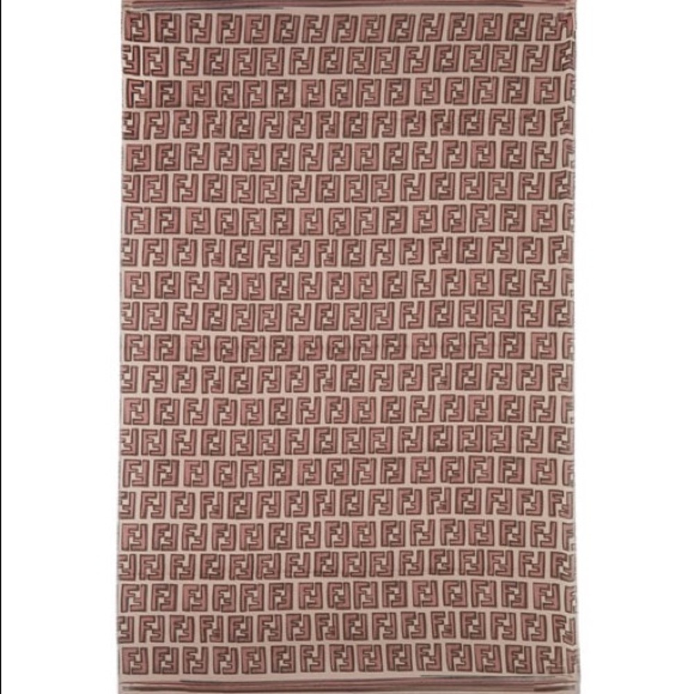 ❤️SOLD❤️Fendi Pink Twil Scarf - Picture 5 of 6